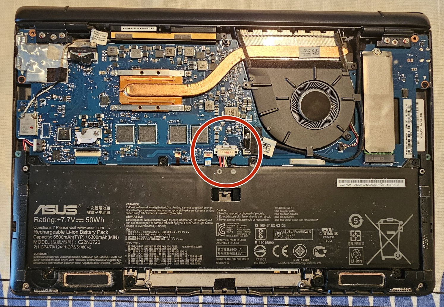 How to replace and fix ASUS ZenBook UX391UA UX391 UX3000F UHD 40pin 0.5mm LED 1422-02XV0AS LCD Cable (ASUS UX391UA)